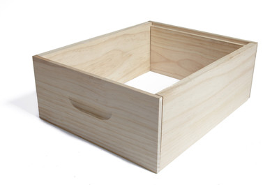 3/4 Depth Premium Box - Assembled & Paraffin Dipped
